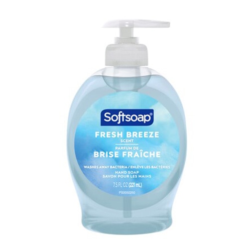 Savon pour les mains Softsoap Brise fraîche, pompe, vue avant.