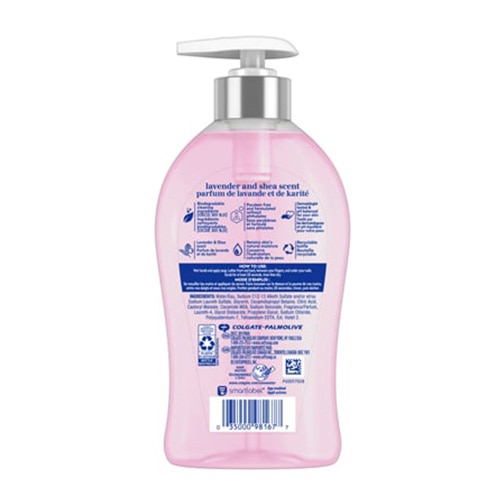 Savon à mains liquide, lavande et beurre de karité – vue arrière