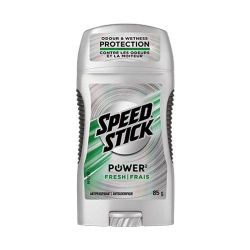 Bâton antisudorifique Speed Stick Power Fresh, 85 g, protection contre les odeurs et la moiteur.
