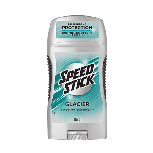 Bâton déodorant Speed Stick Glacier, 85 g, protection contre les odeurs 24 h.