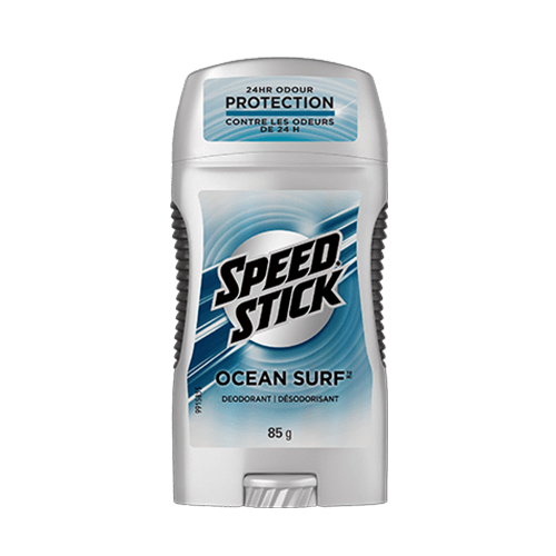 Bâton déodorant Speed Stick Ocean Surf, 85 g, protection contre les odeurs 24 h.