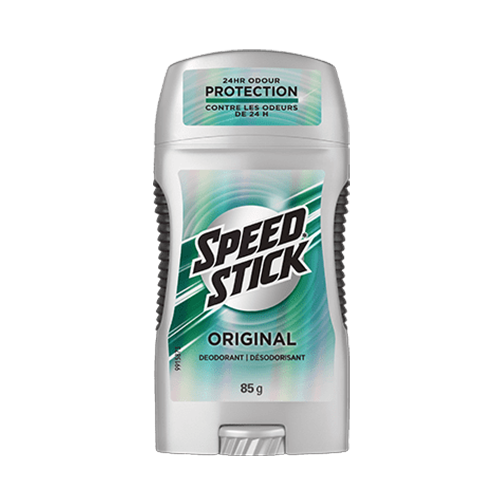 Bâton déodorant Speed Stick Original, 85 g, protection contre les odeurs 24 h.
