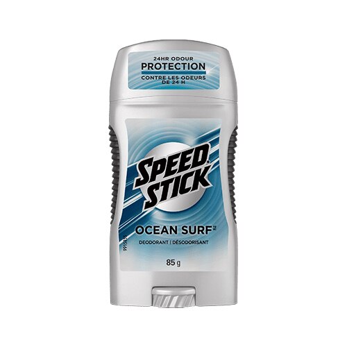 Bâton déodorant Speed Stick Ocean Surf, 85 g, protection contre les odeurs 24 h.