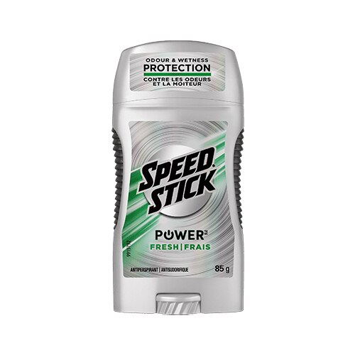 Bâton antisudorifique Speed Stick Power Fresh, 85 g, protection contre les odeurs et la moiteur.
